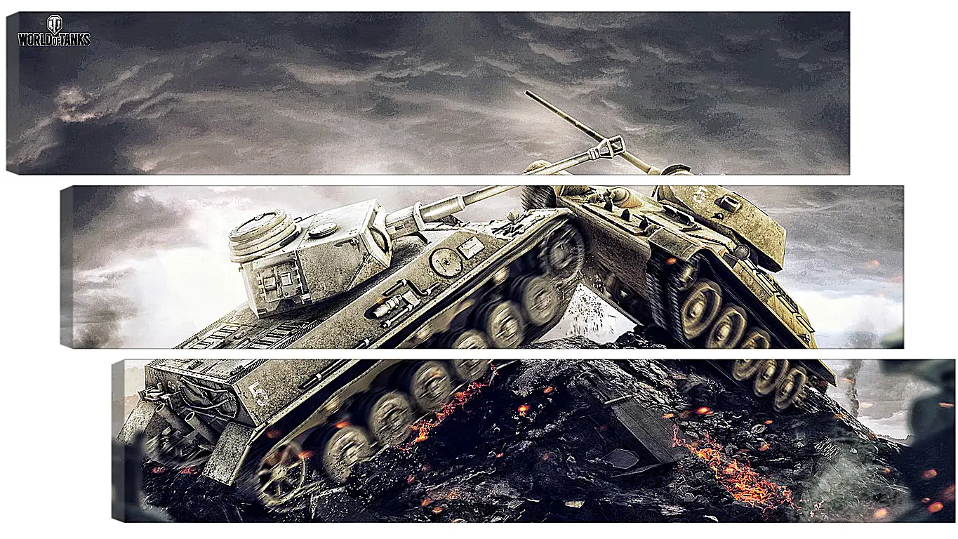 Модульная картина - wargaming net, world of tanks, wot
