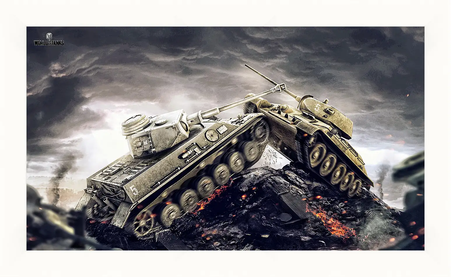 Картина в раме - wargaming net, world of tanks, wot
