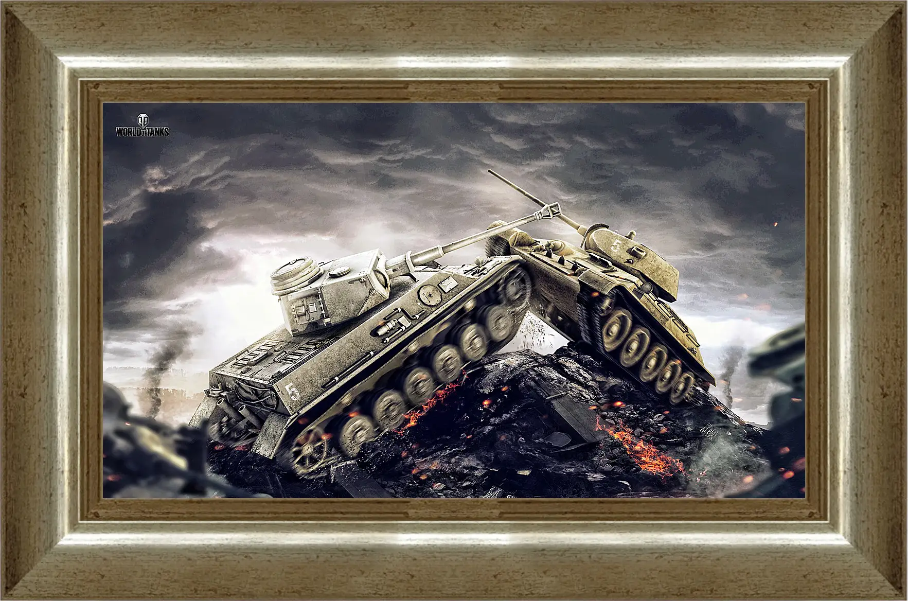 Картина в раме - wargaming net, world of tanks, wot
