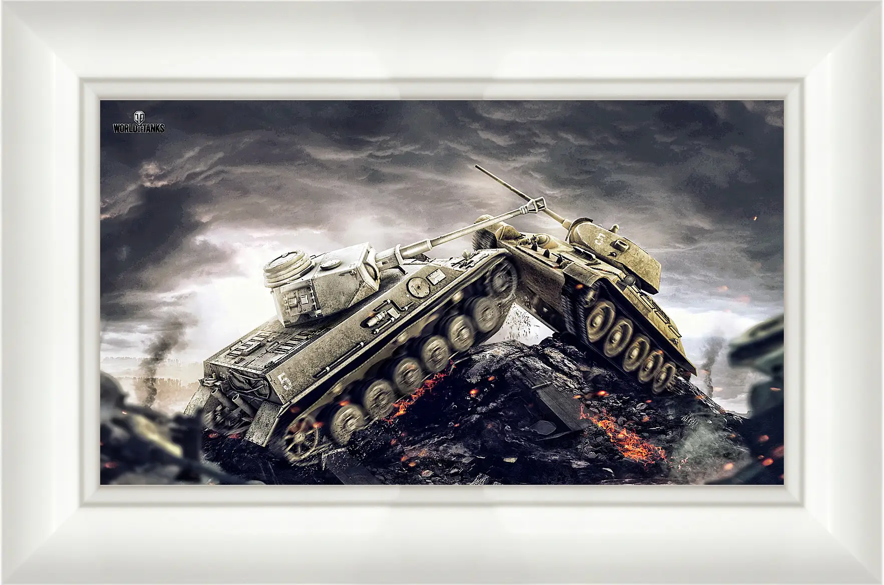 Картина в раме - wargaming net, world of tanks, wot
