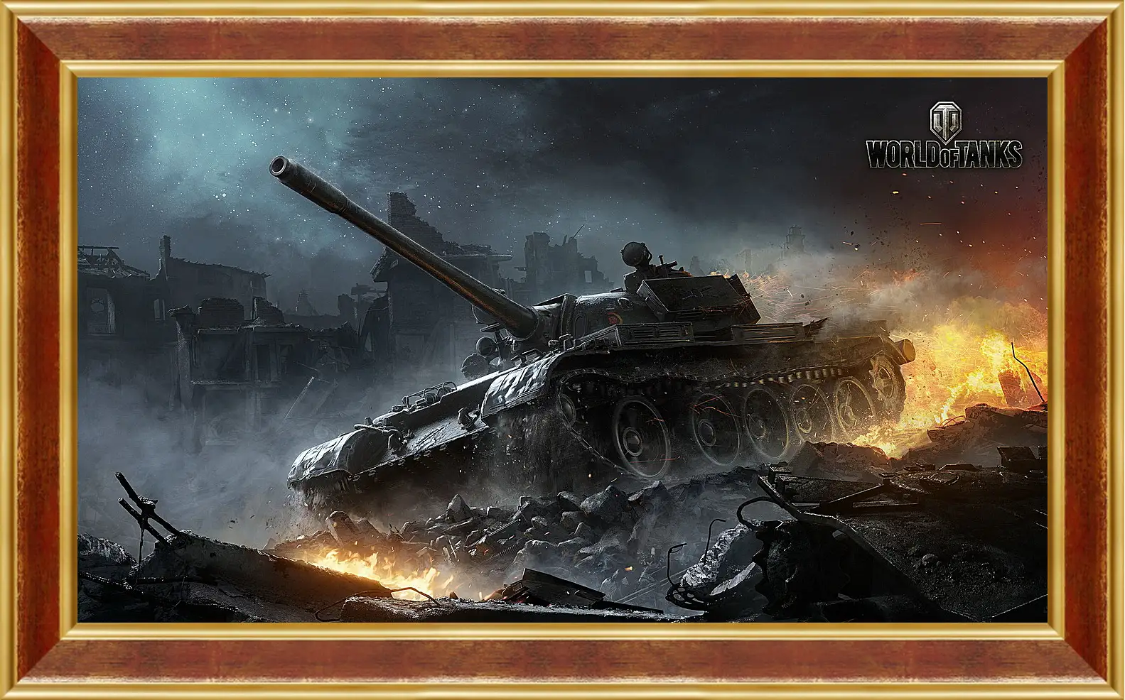 Картина в раме - world of tanks, wargaming net, wg