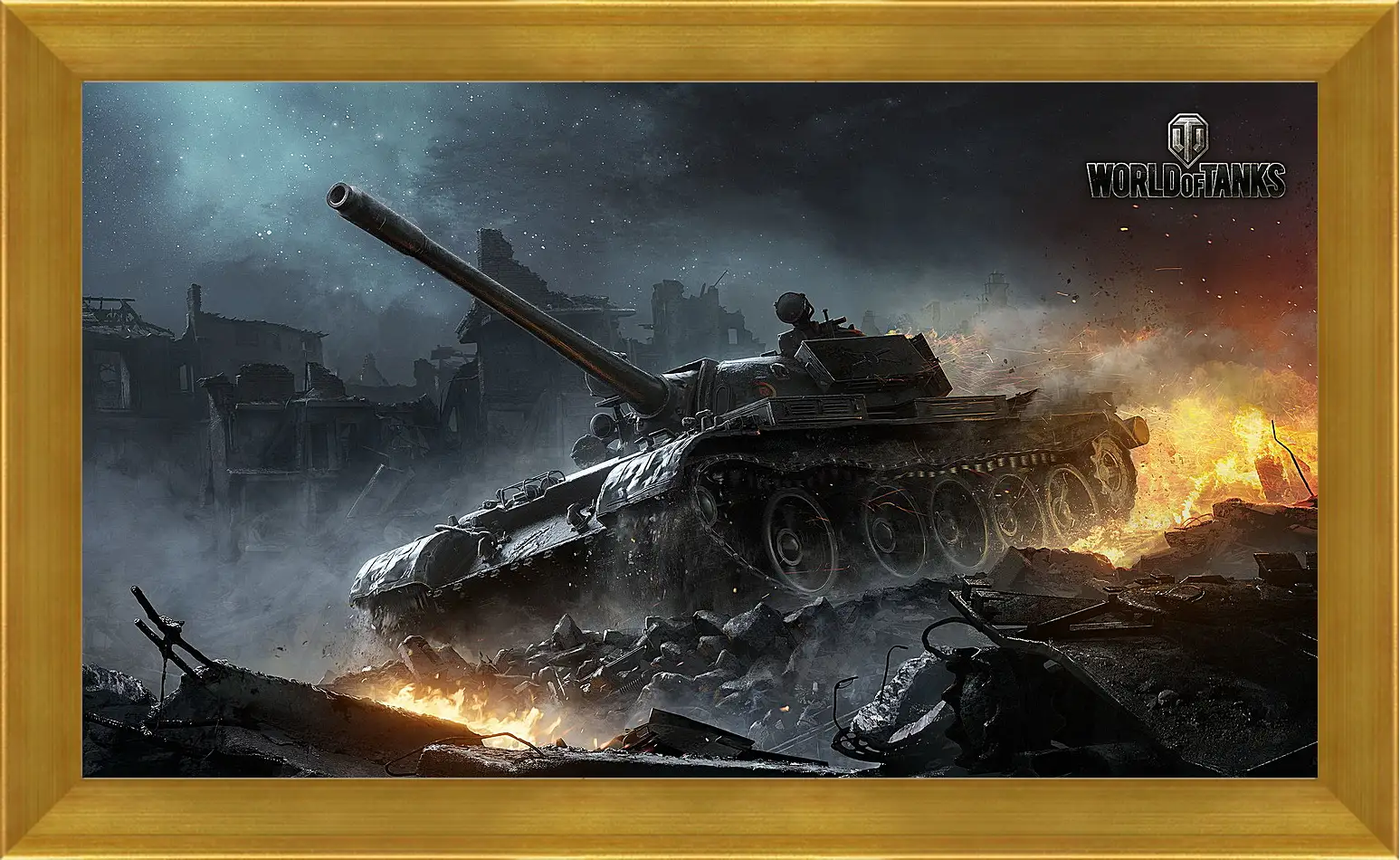 Картина в раме - world of tanks, wargaming net, wg