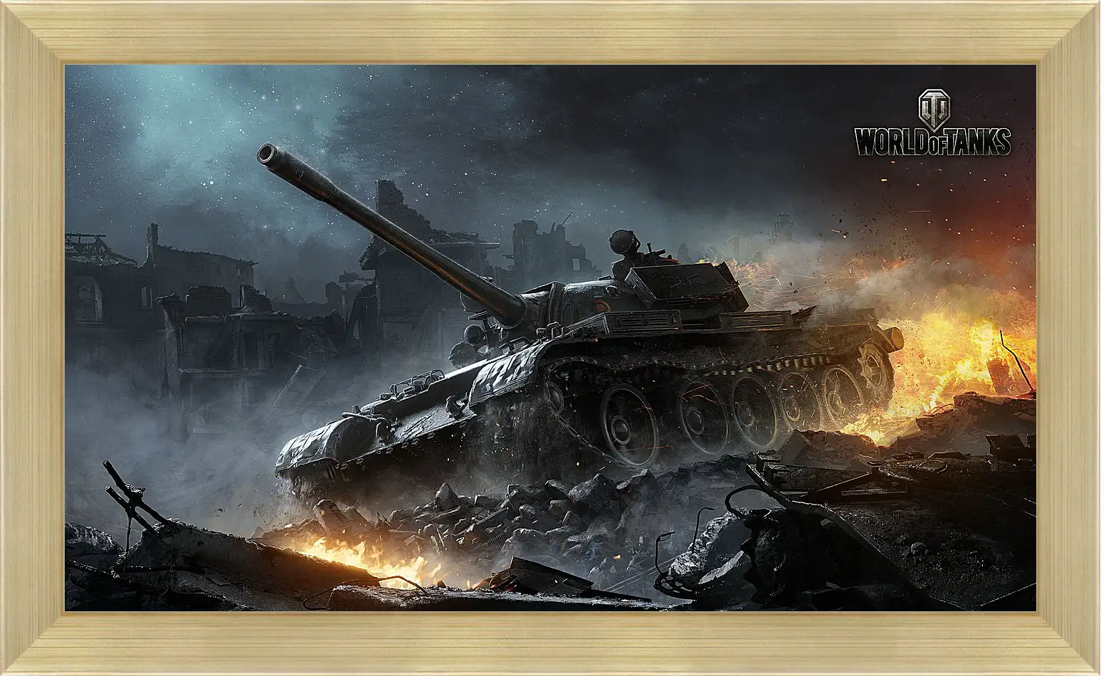 Картина в раме - world of tanks, wargaming net, wg