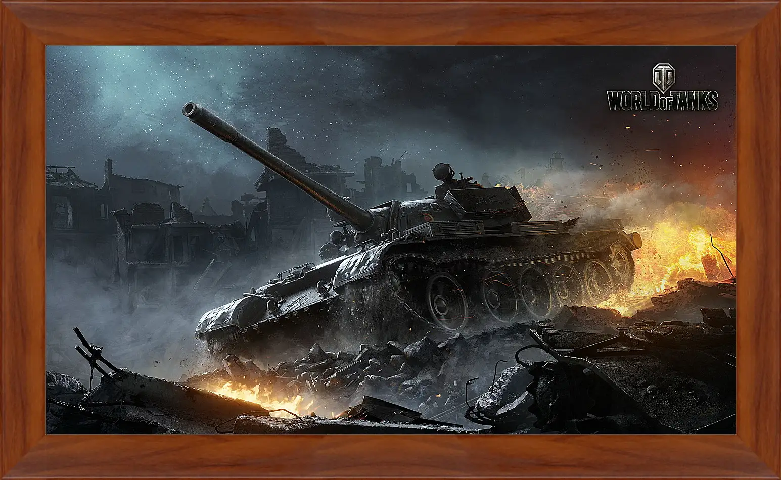 Картина в раме - world of tanks, wargaming net, wg