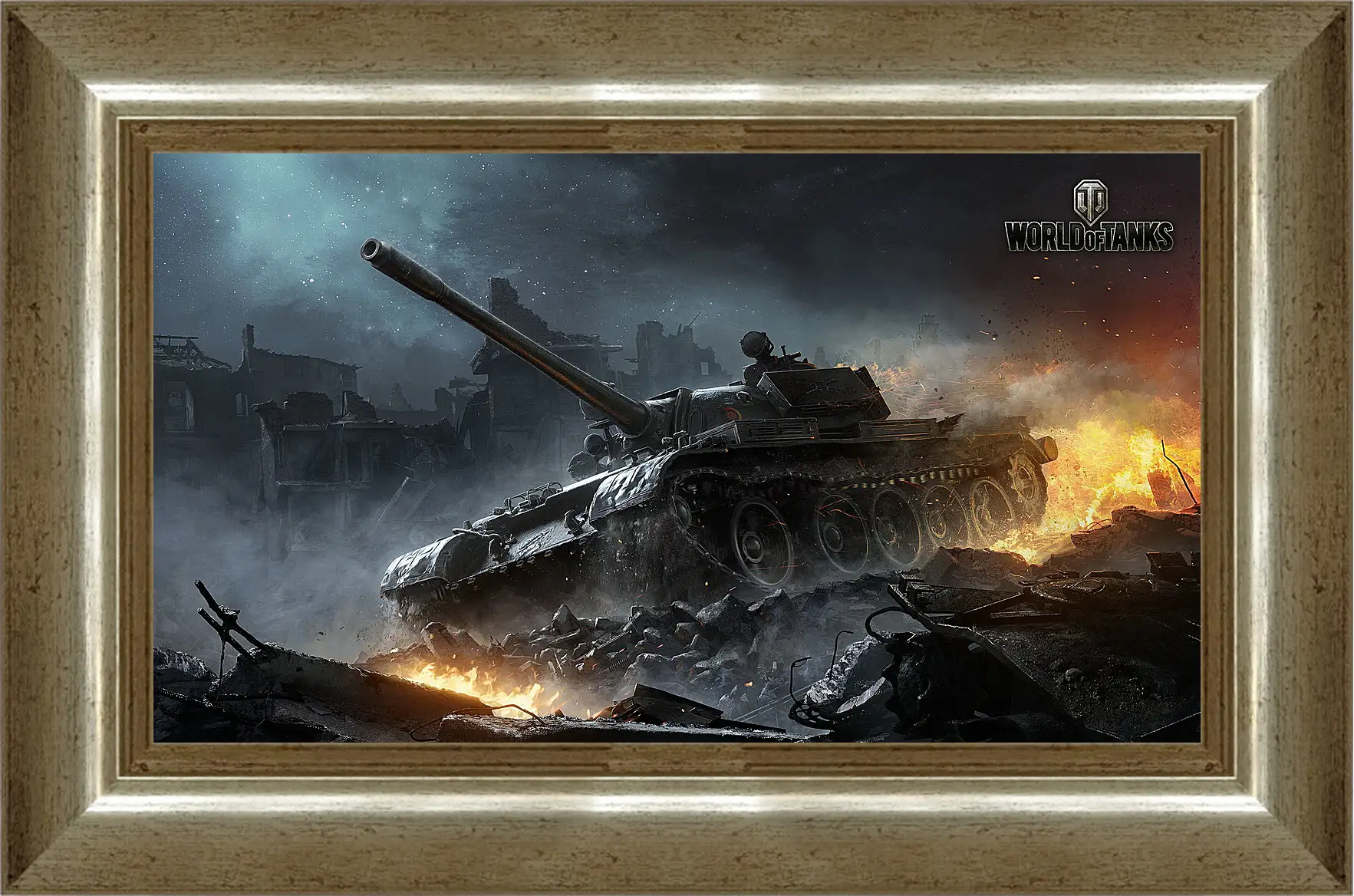 Картина в раме - world of tanks, wargaming net, wg