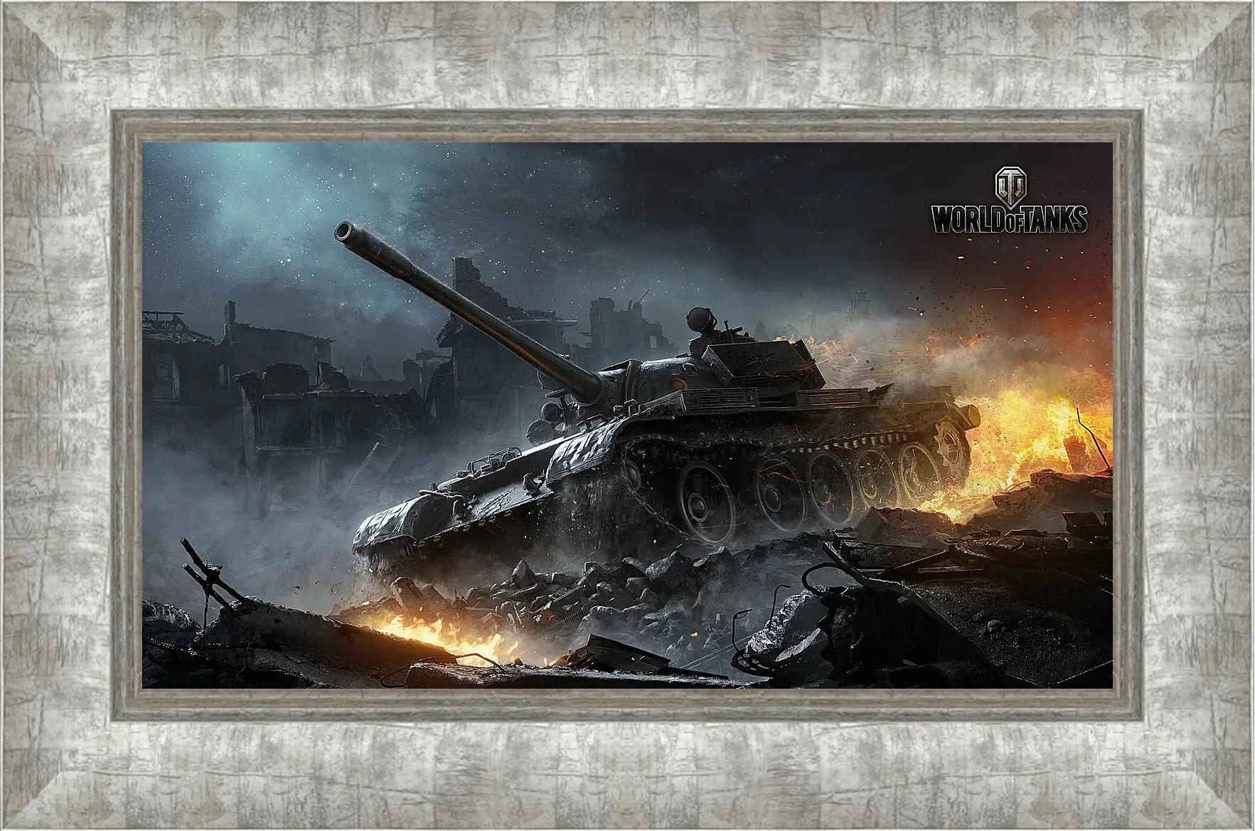 Картина в раме - world of tanks, wargaming net, wg