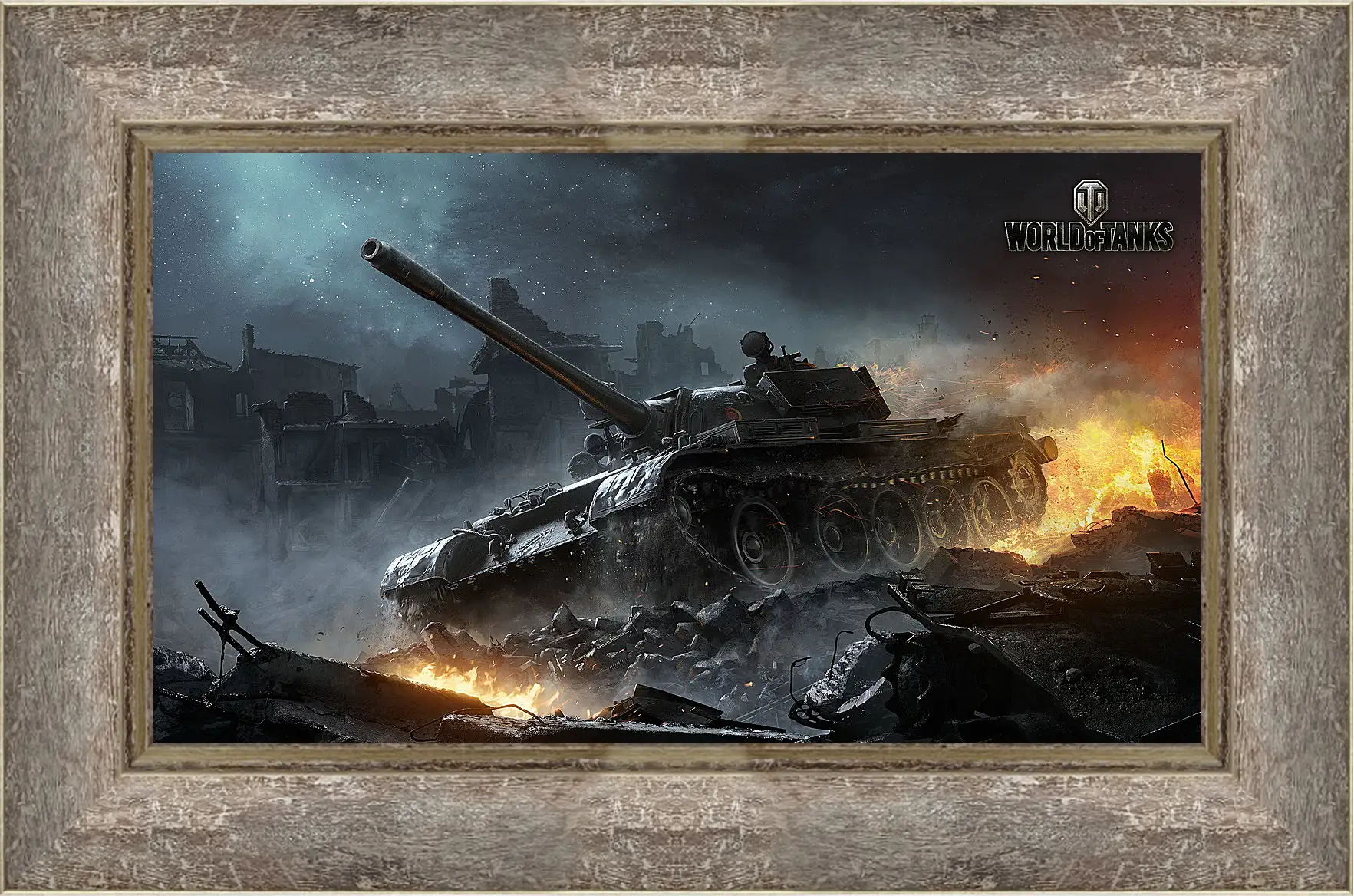 Картина в раме - world of tanks, wargaming net, wg