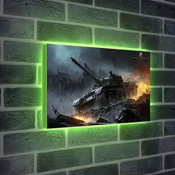 Лайтбокс световая панель - world of tanks, wargaming net, wg