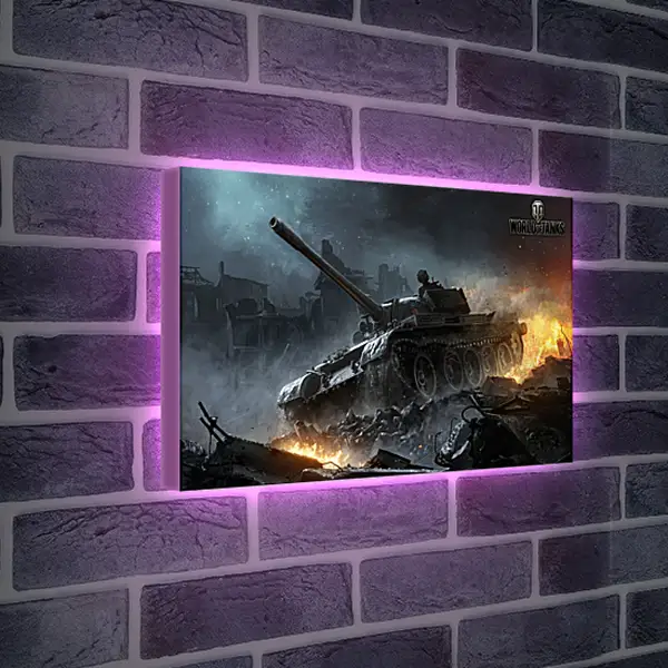 Лайтбокс световая панель - world of tanks, wargaming net, wg