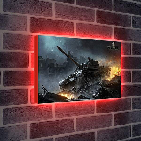 Лайтбокс световая панель - world of tanks, wargaming net, wg