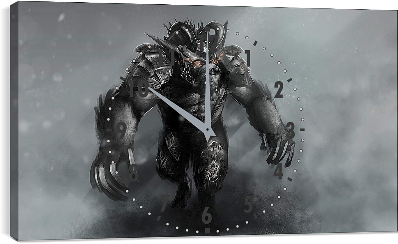 Часы картина - ulfsaar, dota 2, ursa warrior