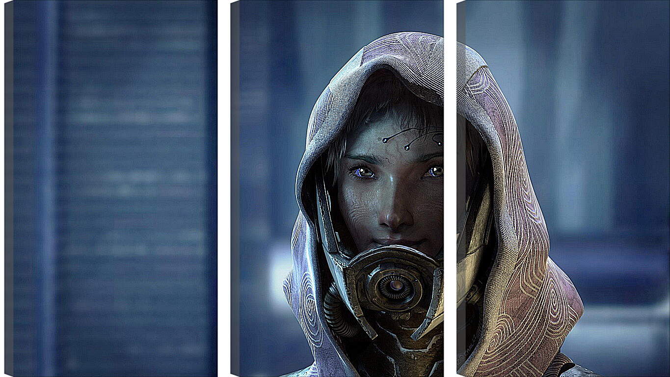 Модульная картина - mass effect 3, character, female
