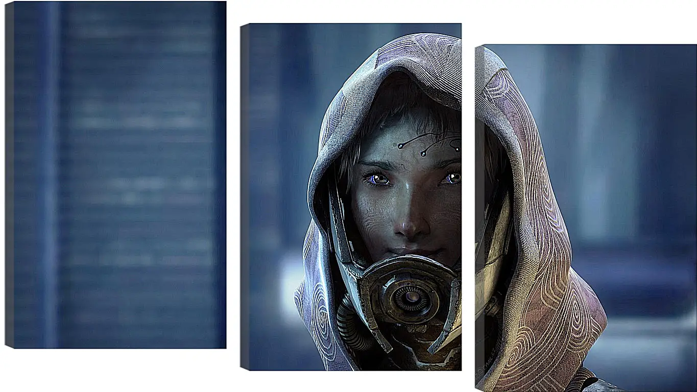 Модульная картина - mass effect 3, character, female
