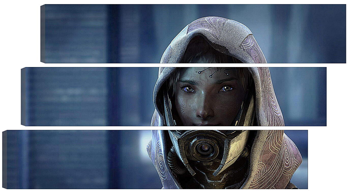 Модульная картина - mass effect 3, character, female
