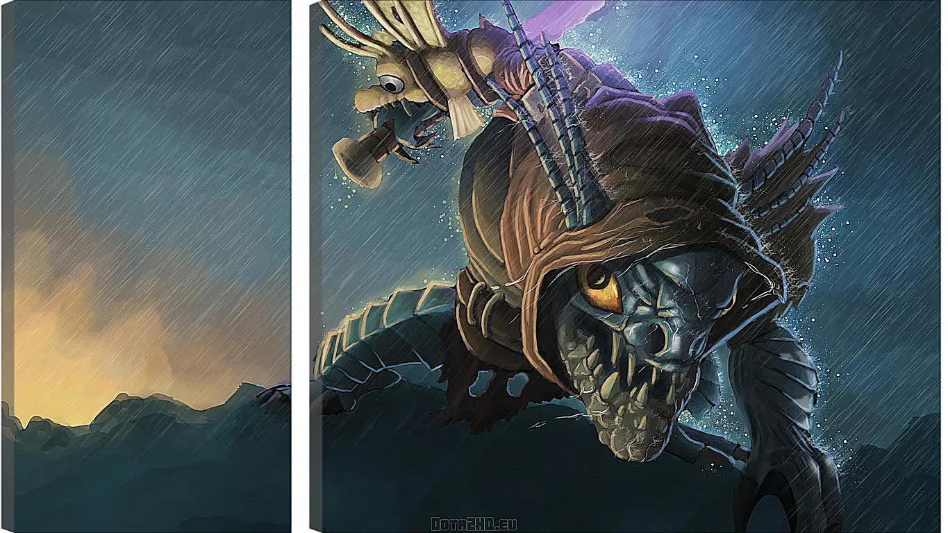 Модульная картина - slark, nightcrawler, dota 2