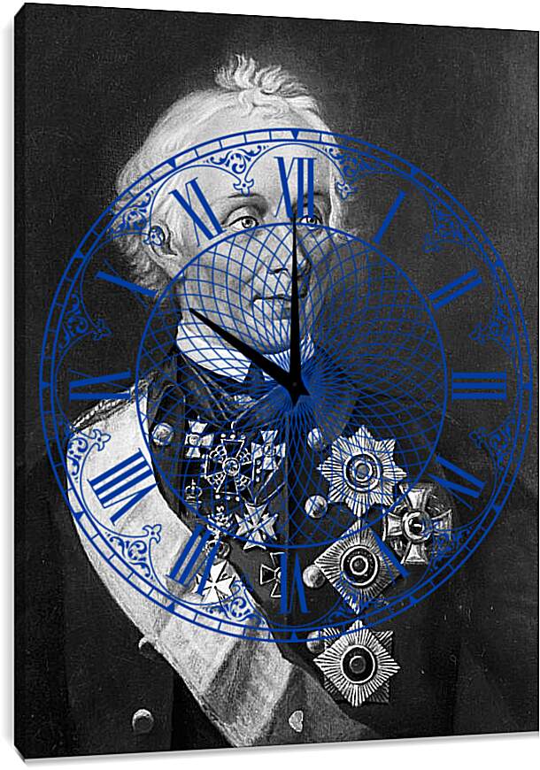 Часы картина - Александр Васильевич Суворов