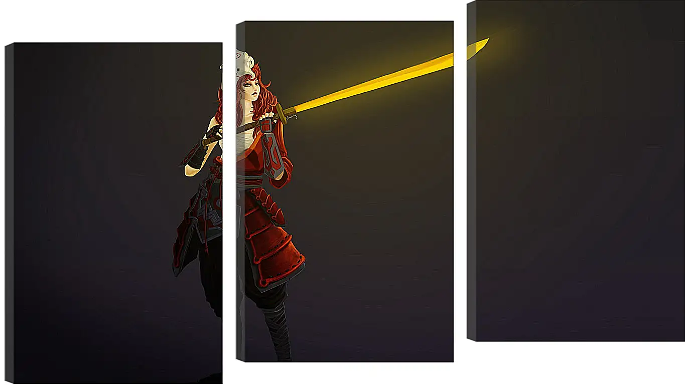 Модульная картина - dota 2, art, juggernaut