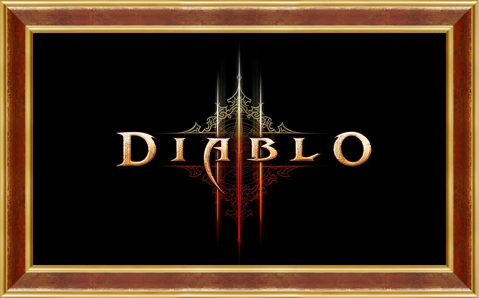 Картина в раме - diablo 3, name, text