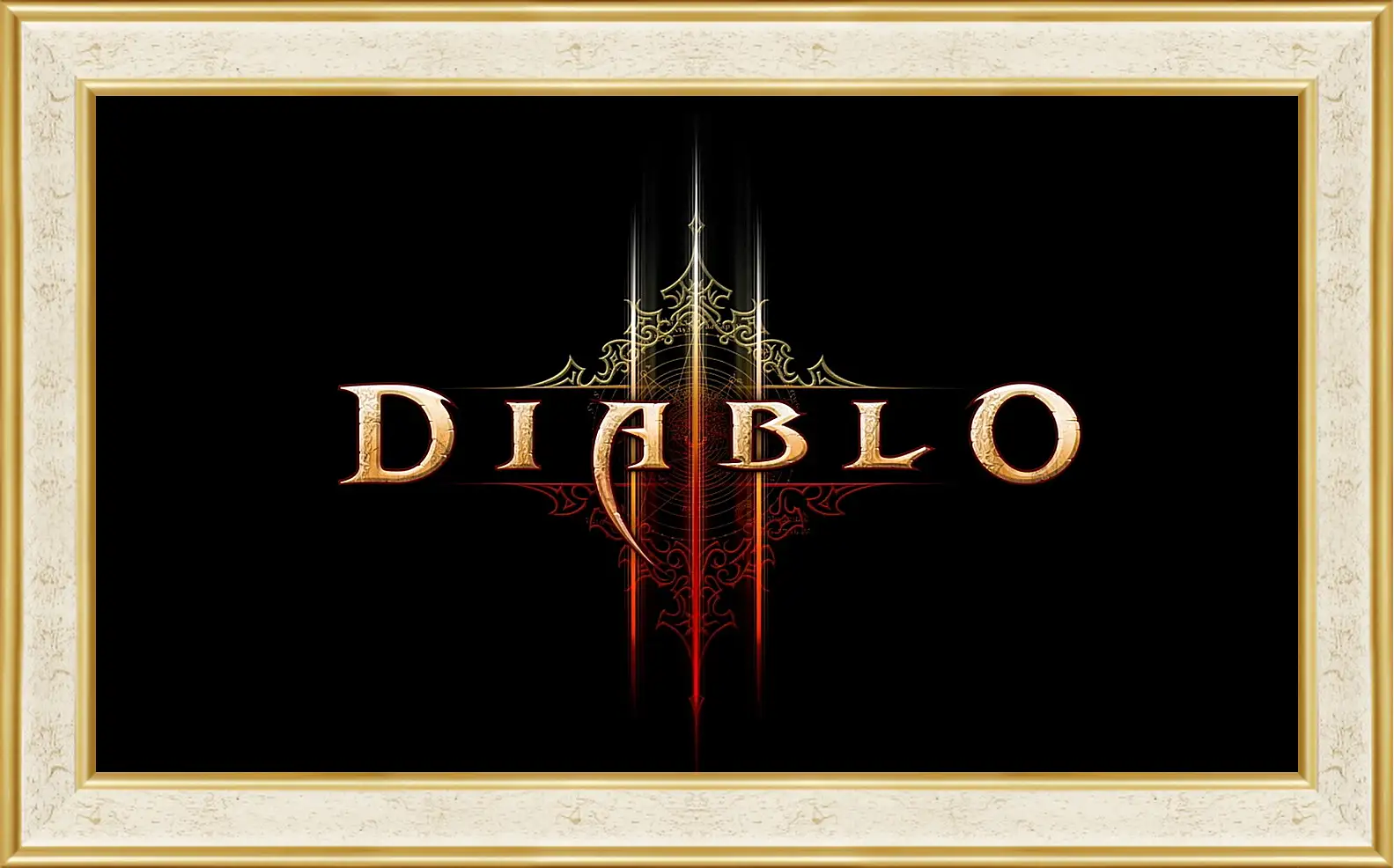 Картина в раме - diablo 3, name, text