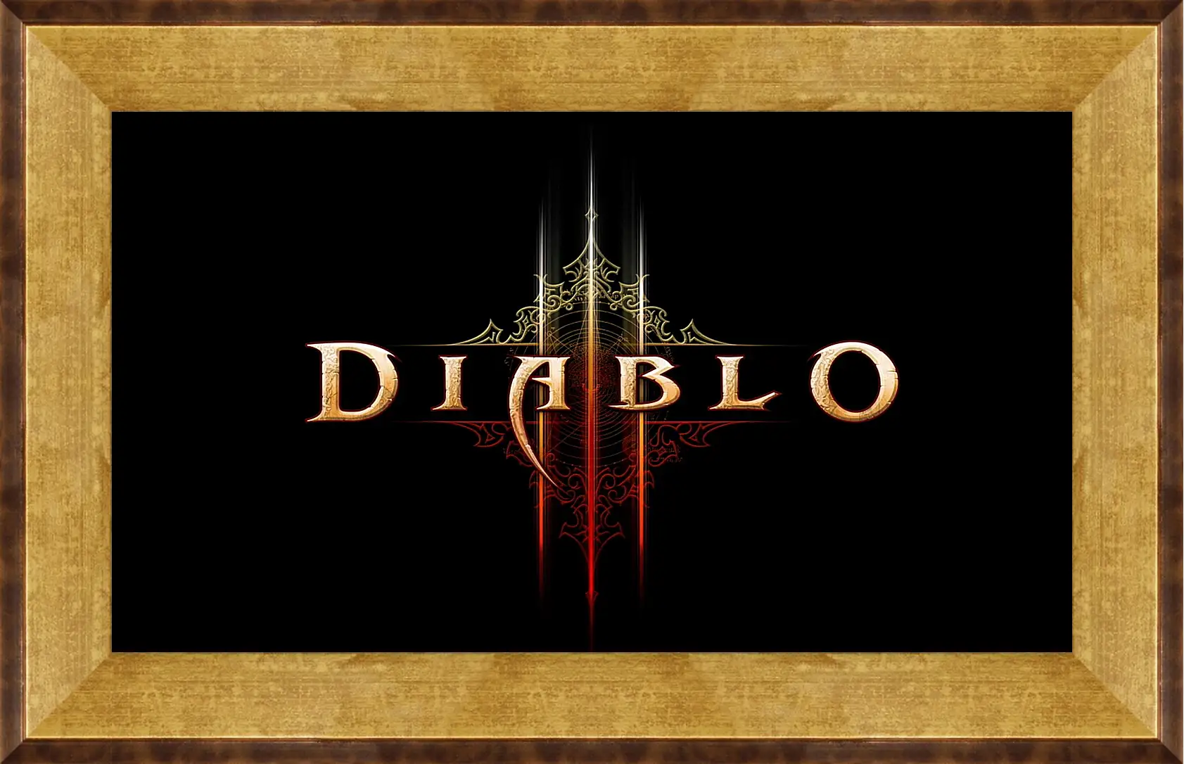 Картина в раме - diablo 3, name, text