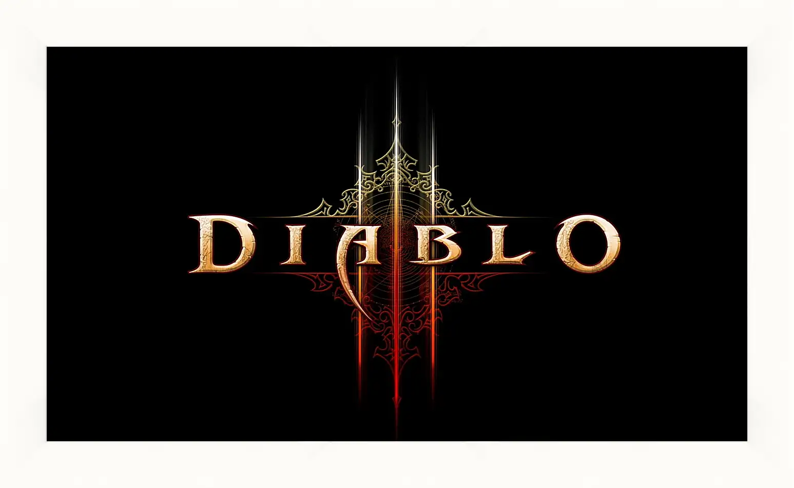 Картина в раме - diablo 3, name, text