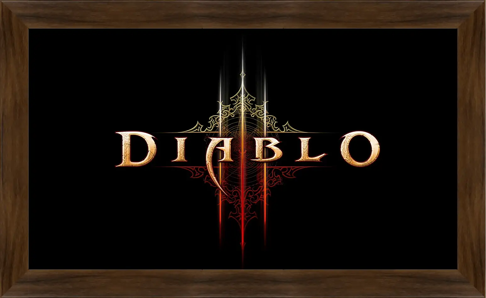 Картина в раме - diablo 3, name, text