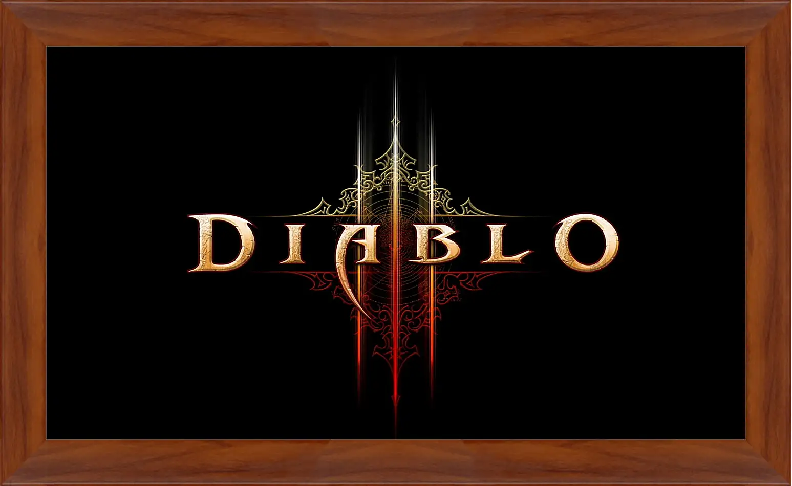 Картина в раме - diablo 3, name, text