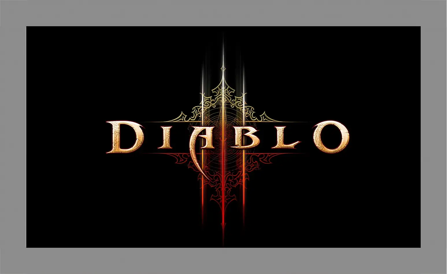 Картина в раме - diablo 3, name, text