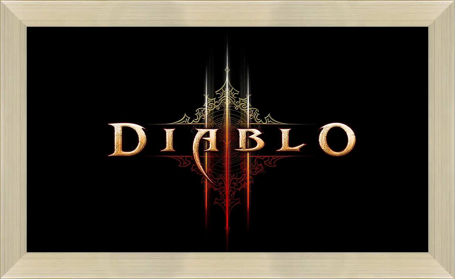 Картина в раме - diablo 3, name, text