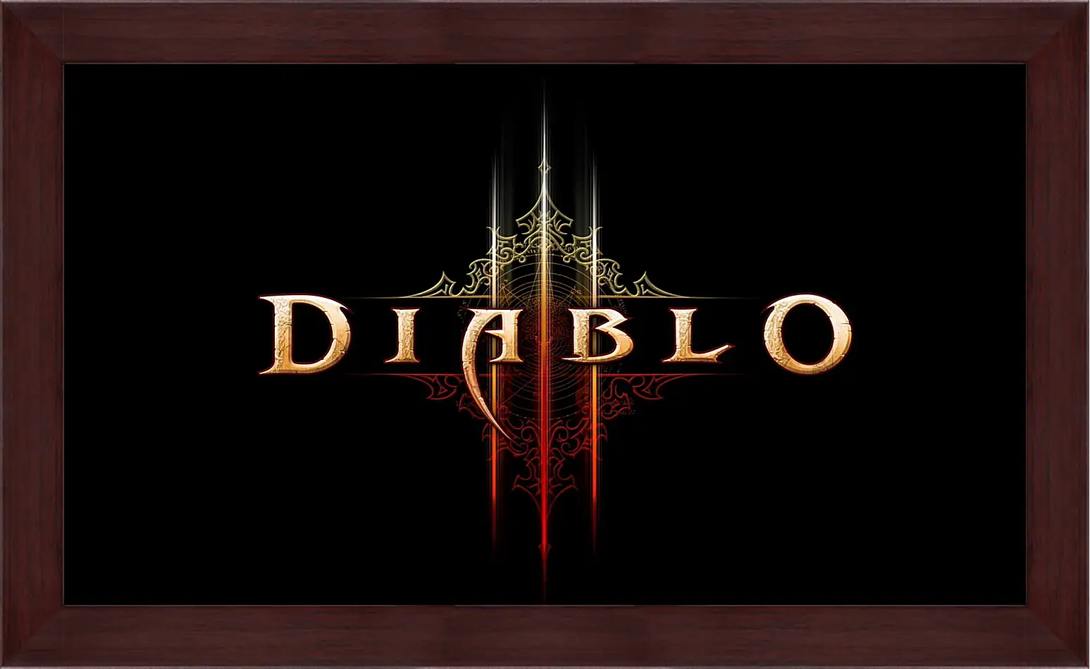 Картина в раме - diablo 3, name, text