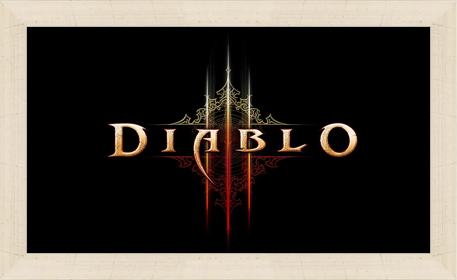 Картина в раме - diablo 3, name, text