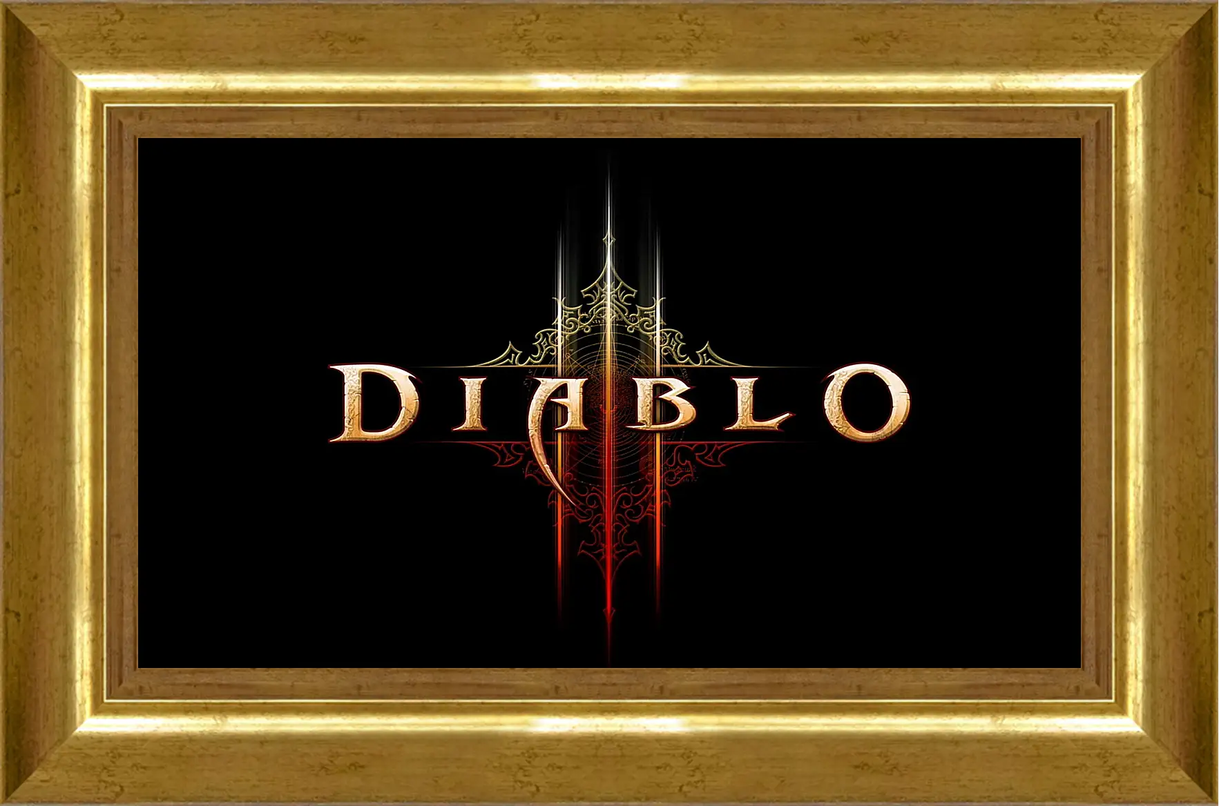 Картина в раме - diablo 3, name, text