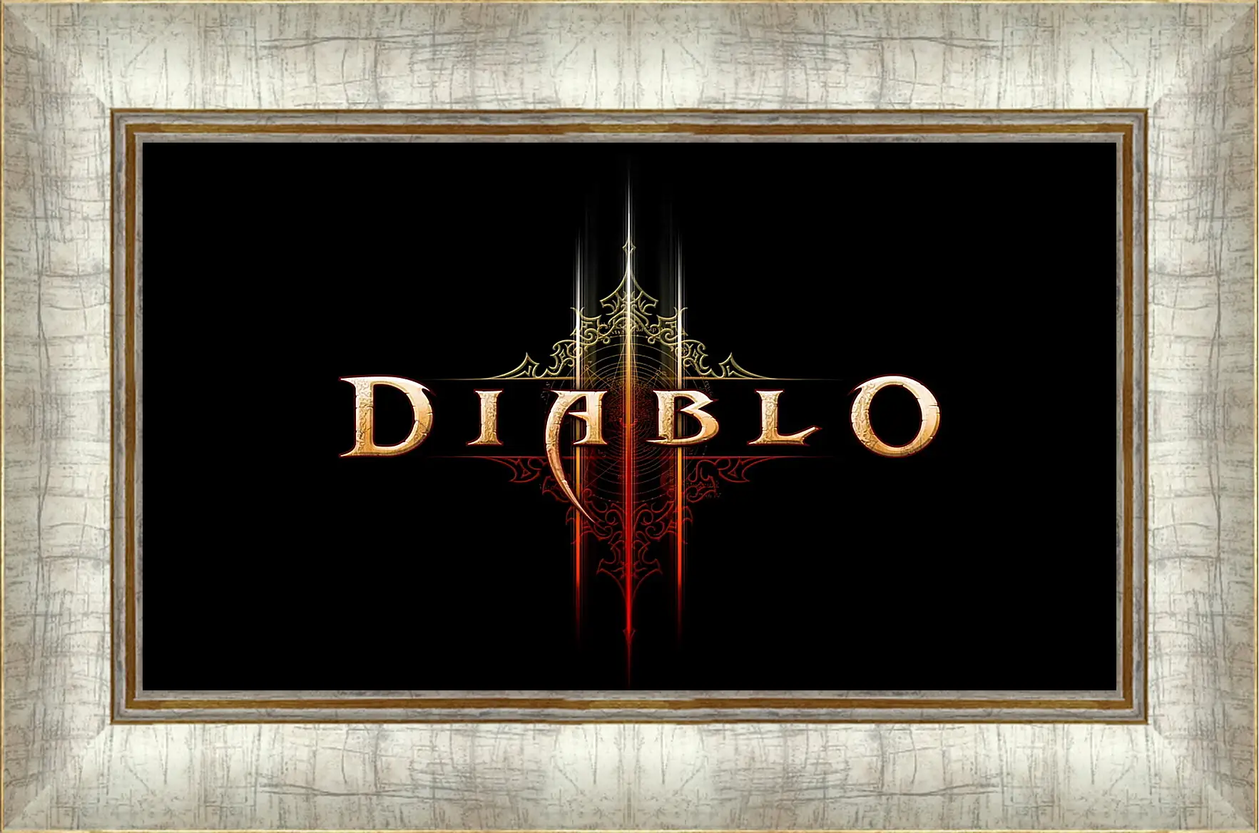 Картина в раме - diablo 3, name, text