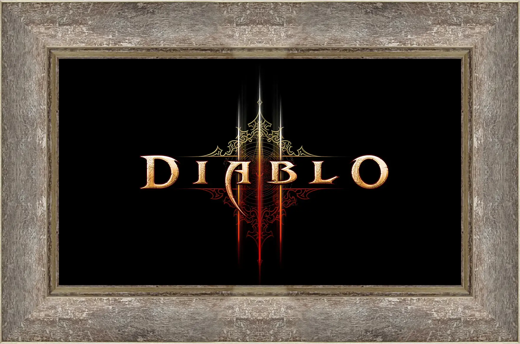 Картина в раме - diablo 3, name, text