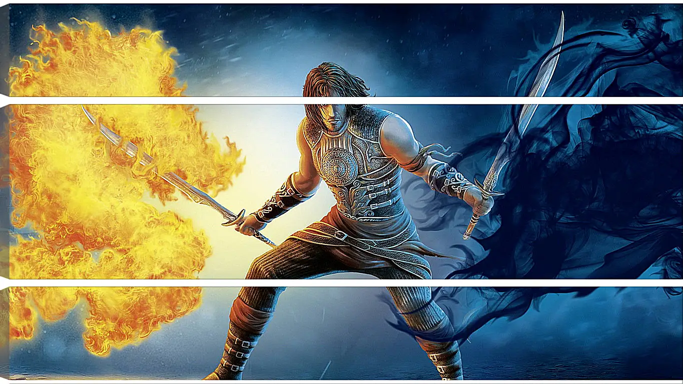 Модульная картина - prince of persia, sword, fire
