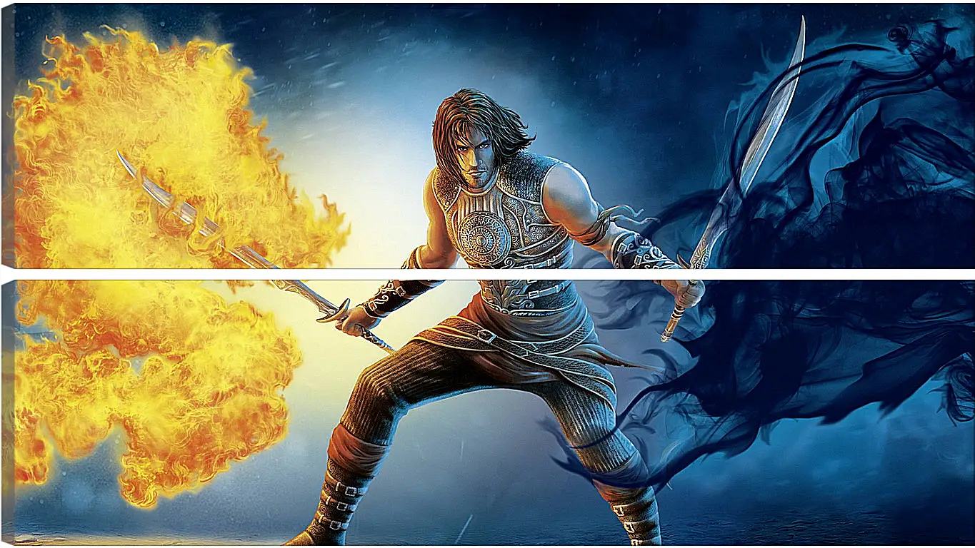 Модульная картина - prince of persia, sword, fire
