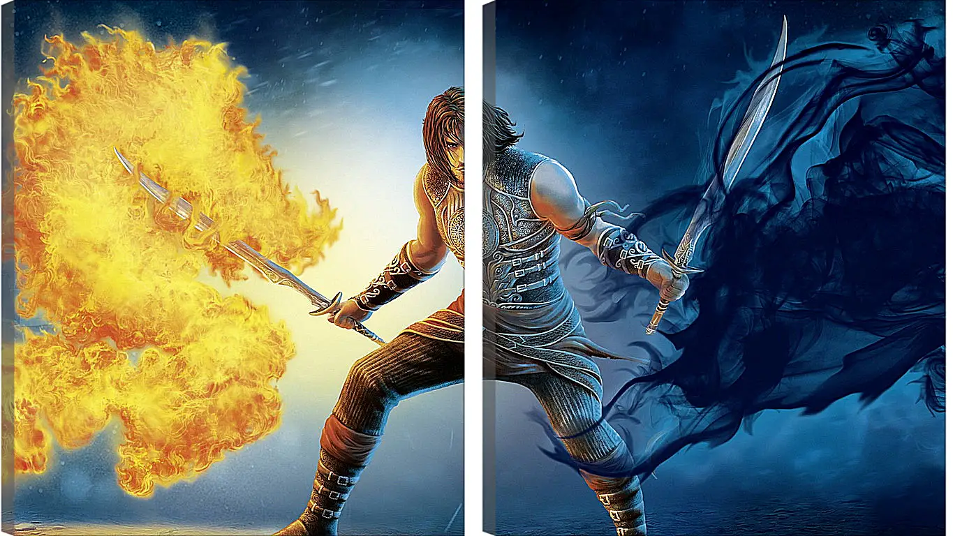 Модульная картина - prince of persia, sword, fire
