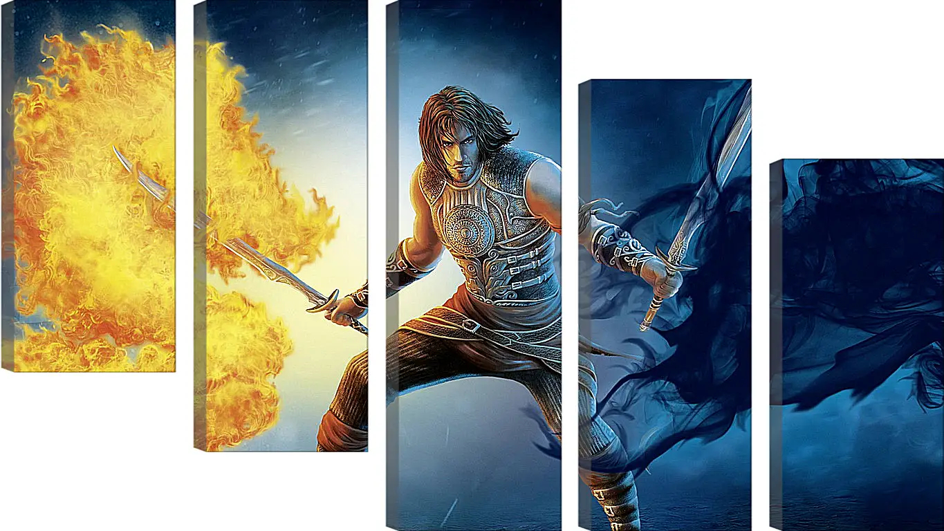 Модульная картина - prince of persia, sword, fire
