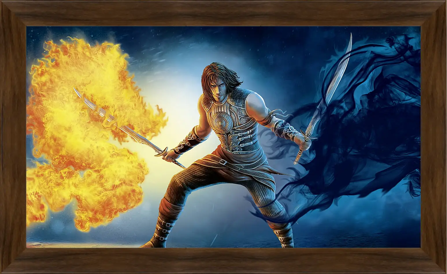 Картина в раме - prince of persia, sword, fire
