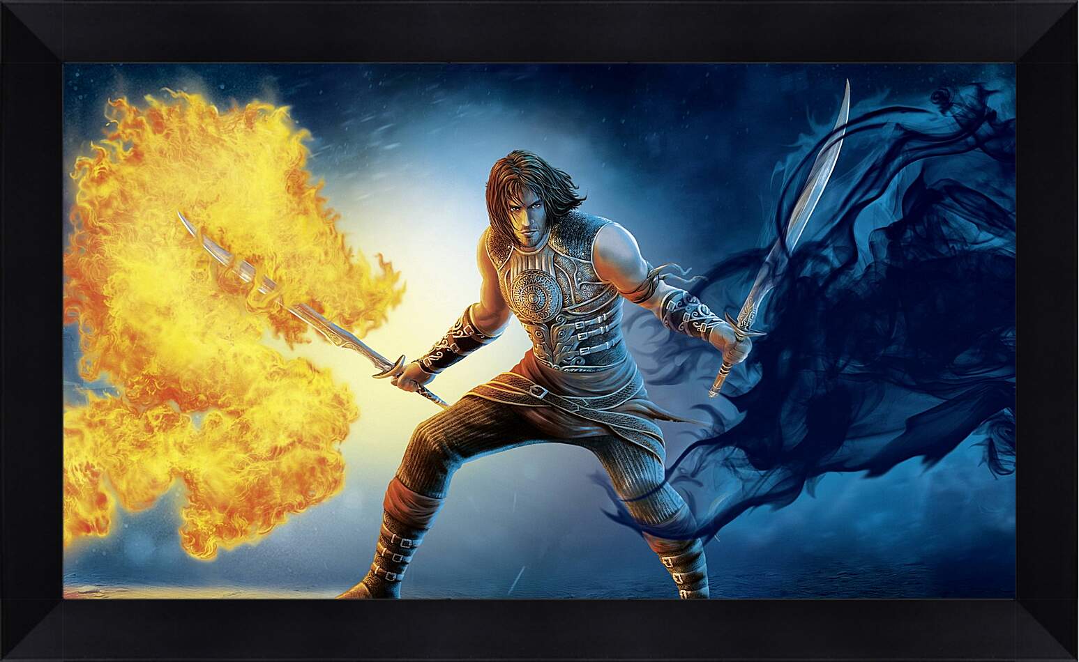 Картина в раме - prince of persia, sword, fire
