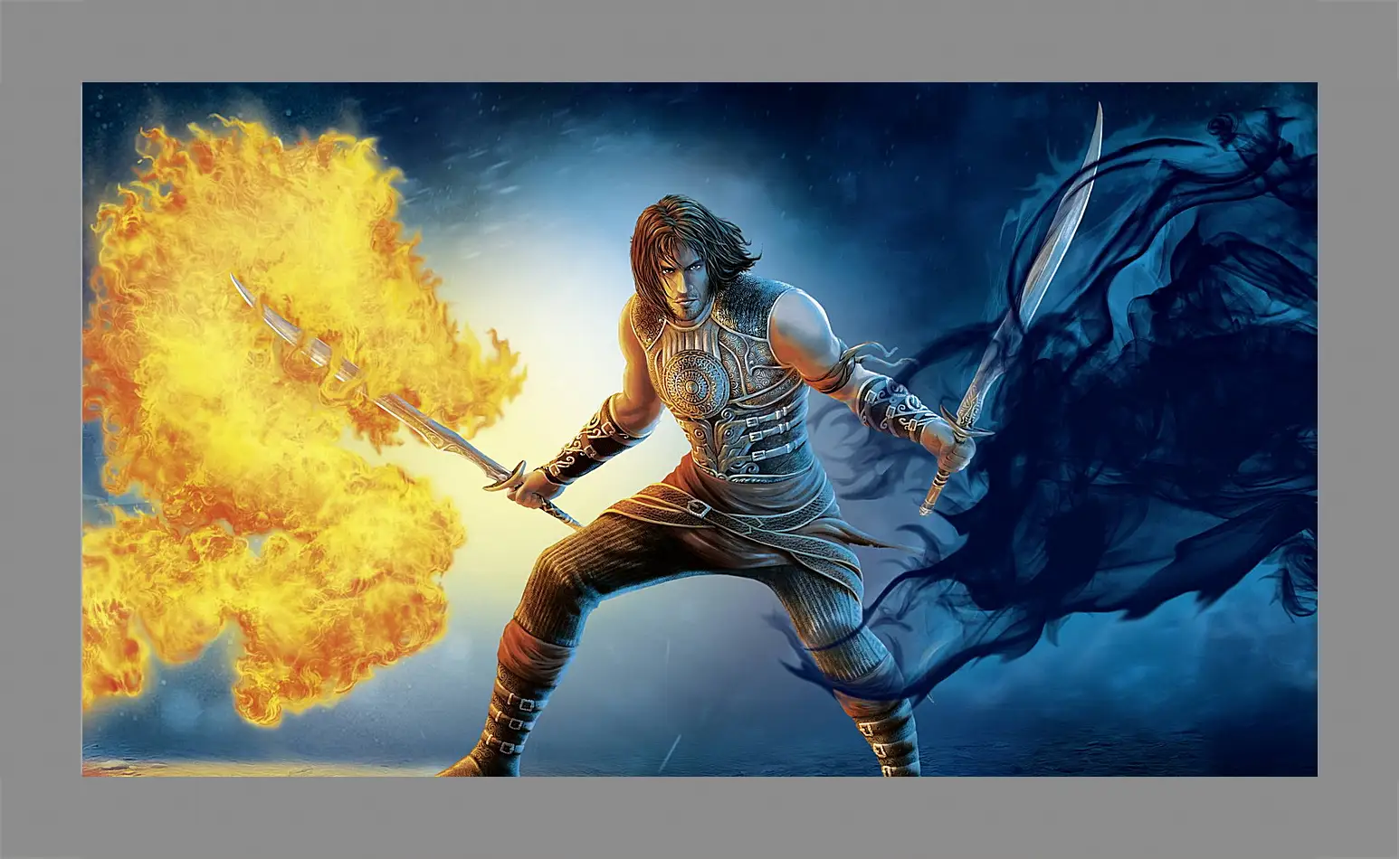 Картина в раме - prince of persia, sword, fire
