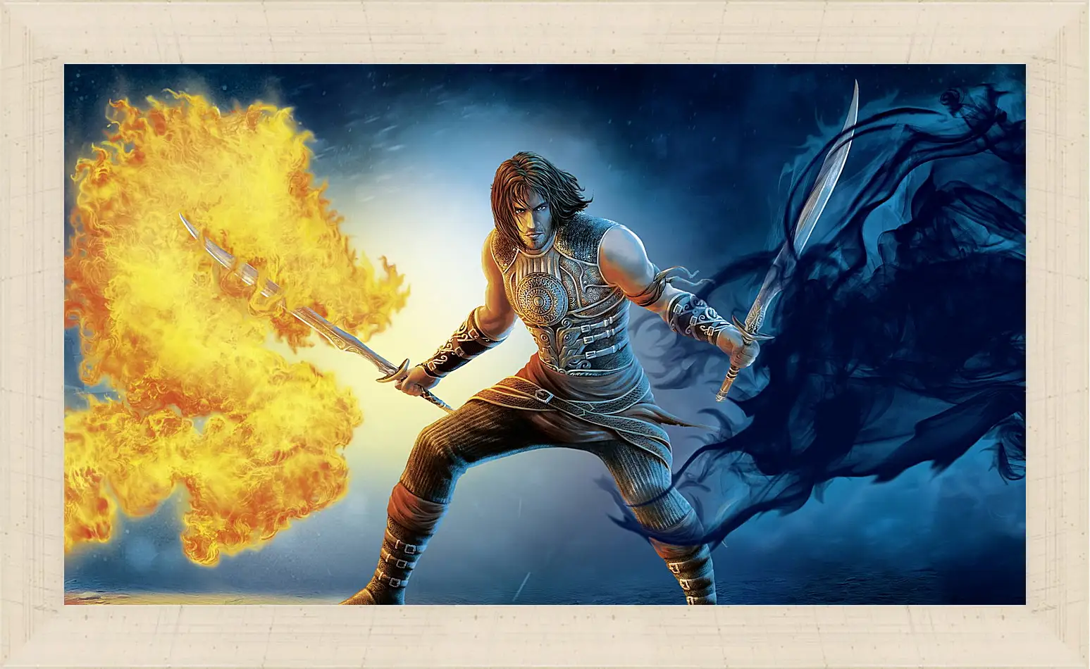 Картина в раме - prince of persia, sword, fire
