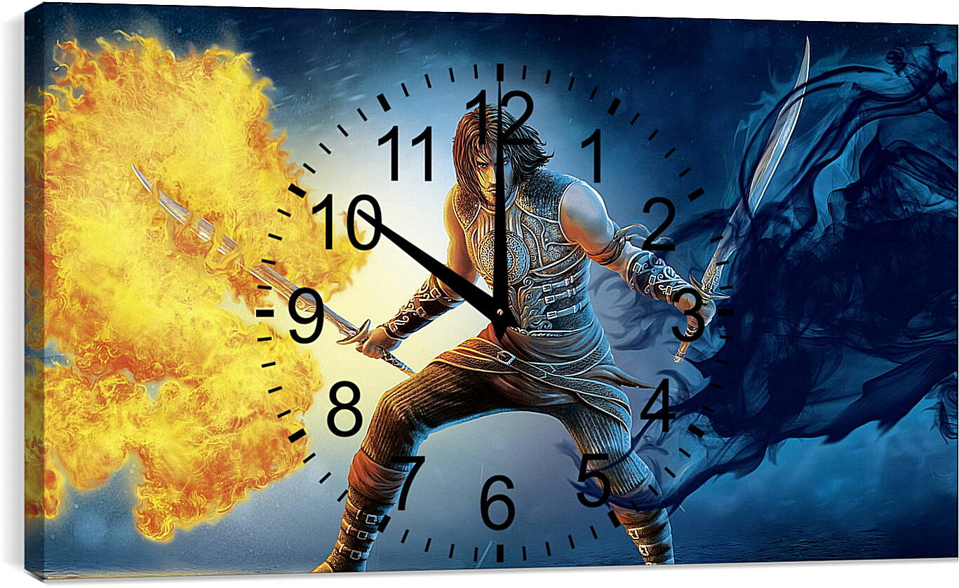 Часы картина - prince of persia, sword, fire

