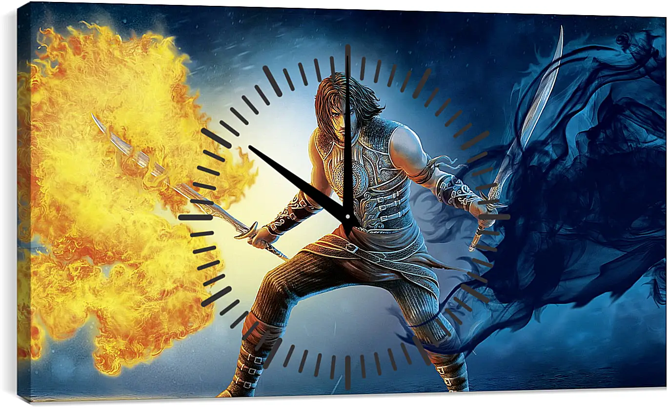 Часы картина - prince of persia, sword, fire
