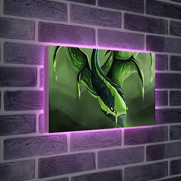 Лайтбокс световая панель - viper, netherdrake, hd art

