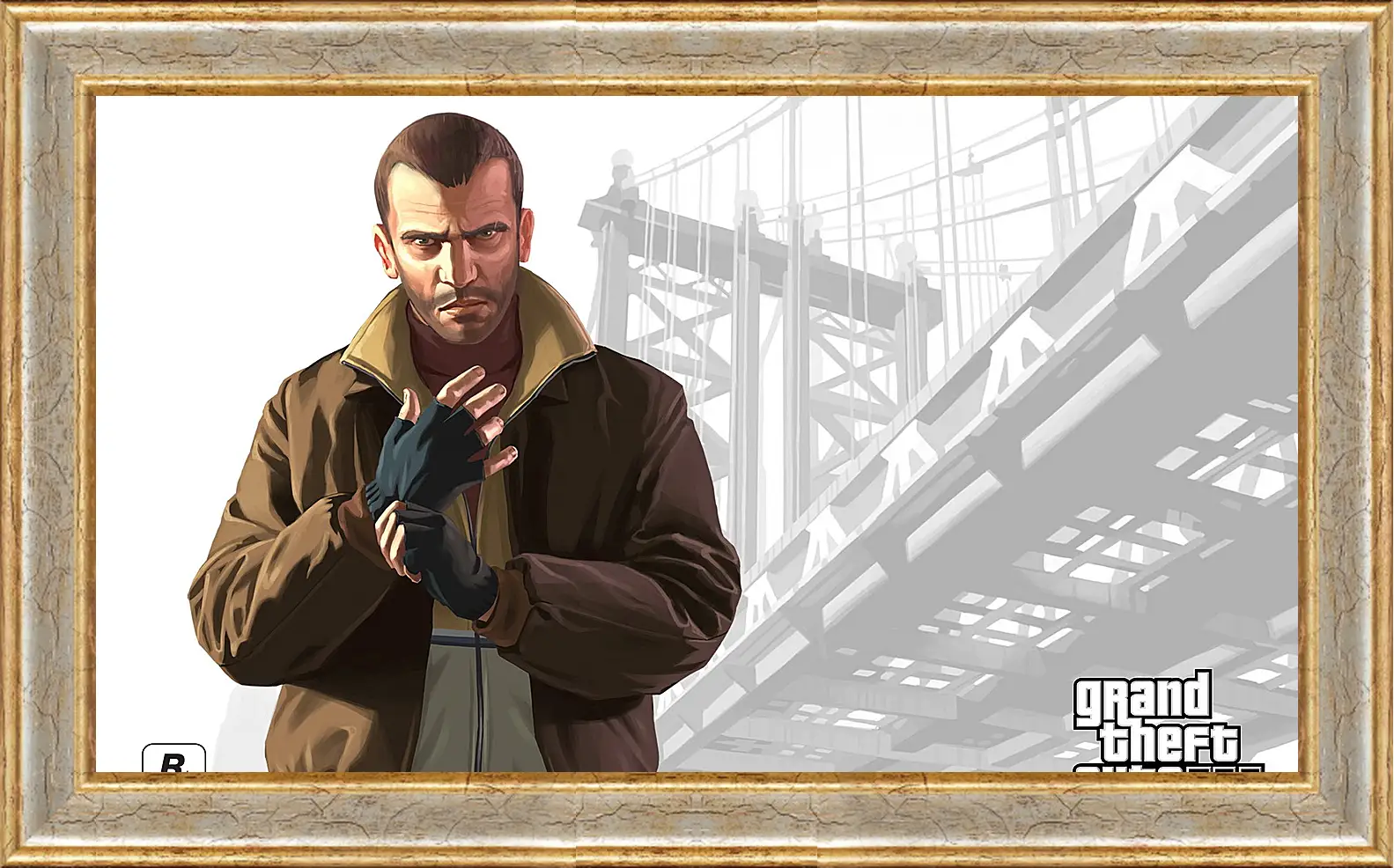 Картина в раме - gta, grand theft auto 4, niko bellic
