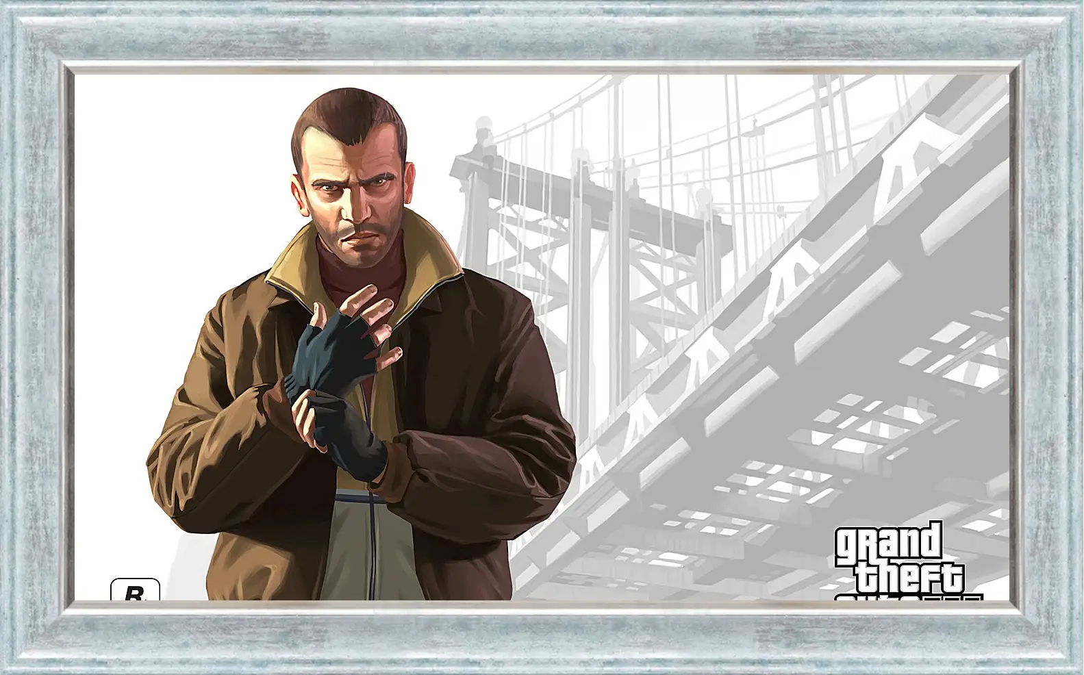 Картина в раме - gta, grand theft auto 4, niko bellic
