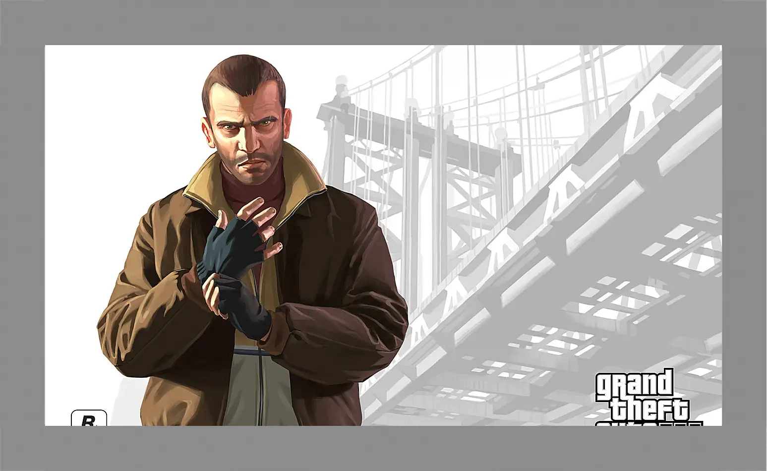 Картина в раме - gta, grand theft auto 4, niko bellic
