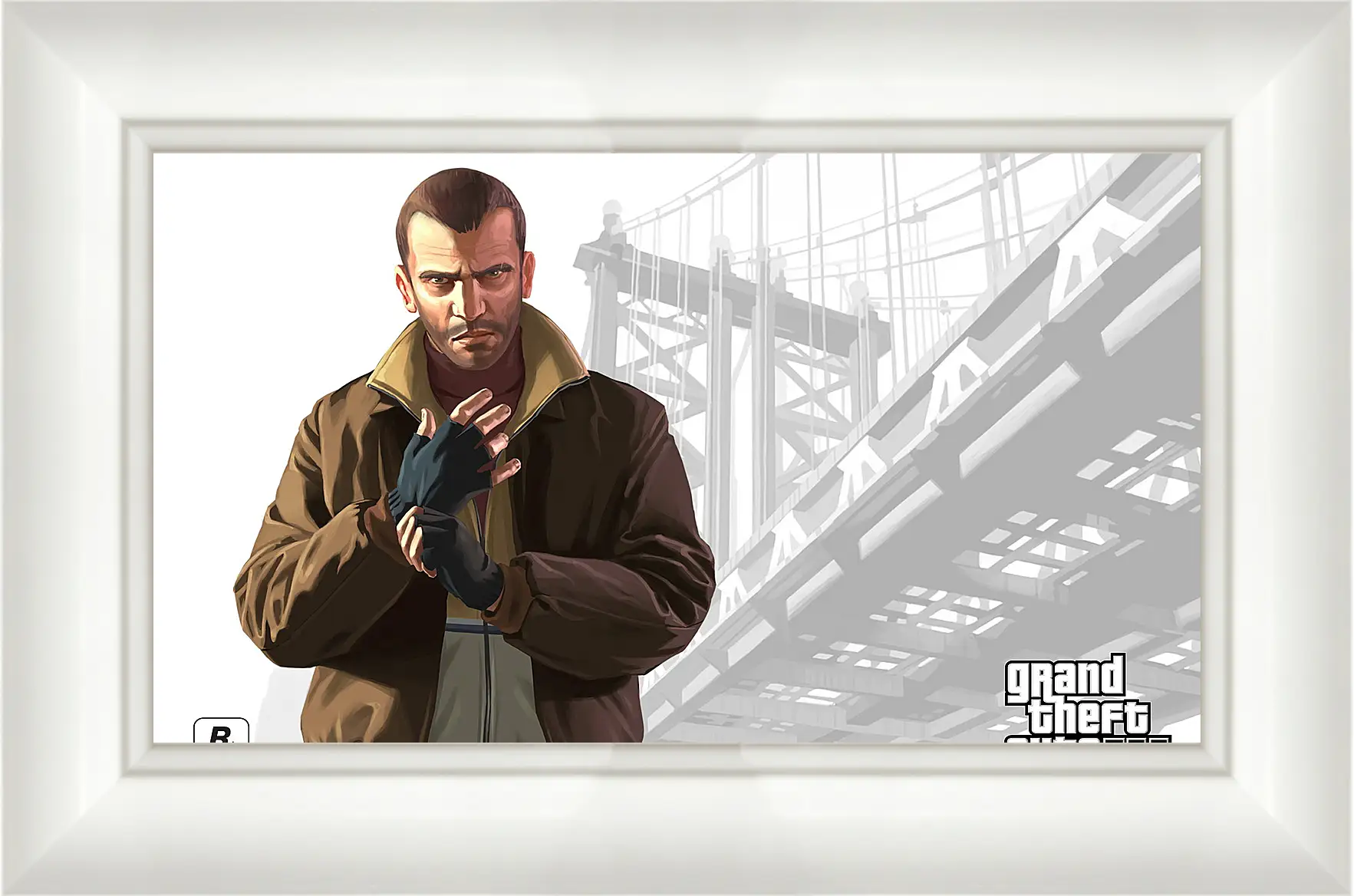 Картина в раме - gta, grand theft auto 4, niko bellic
