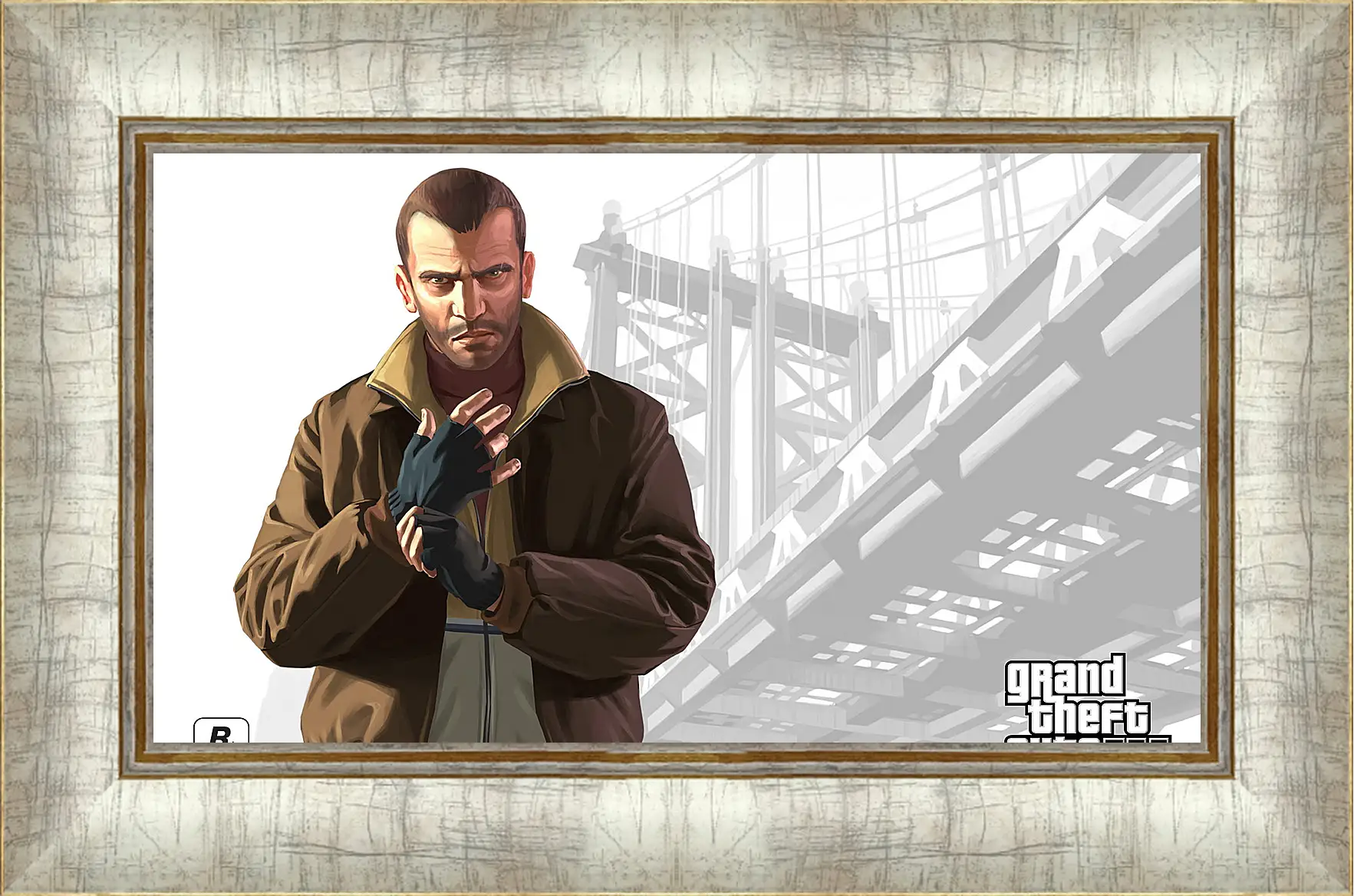 Картина в раме - gta, grand theft auto 4, niko bellic
